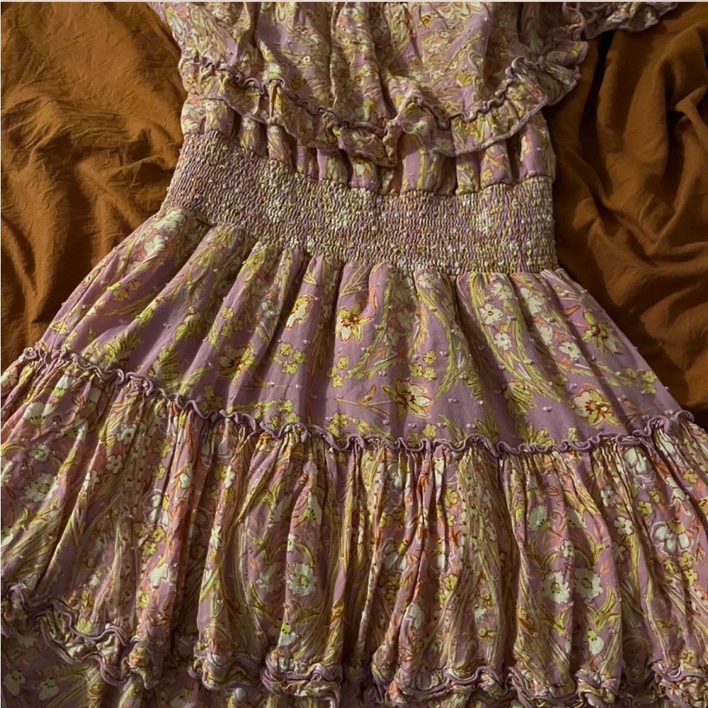 Floral Smocked Waist Dress